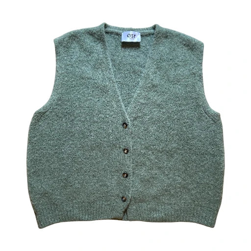 Erika Kid Mohair Vest Leaf