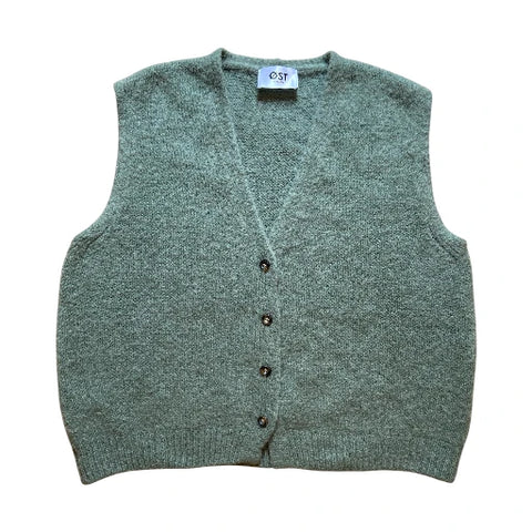 Erika Kid Mohair Vest Leaf