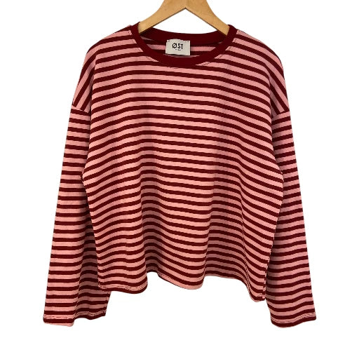 Anna Crewneck Pink And Red