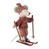 Winter Mouse With Ski Set Big Sister Rose