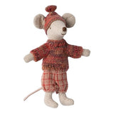 Winter Mouse With Ski Set Big Sister Rose