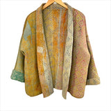 Jacket Kantha Reversible Earthy Diamond