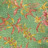 Jacket Kantha Reversible Green Vine