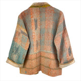 Jacket Kantha Reversible Ikat Pocket