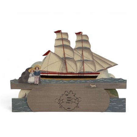 Card Diorama Ship In Sail