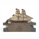 Card Diorama Ship In Sail