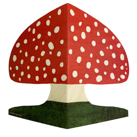 Red Mushroom Card