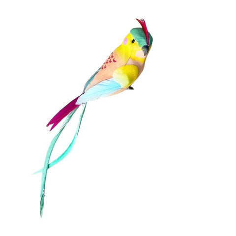 Artificial Bird Decoration Clip On Finch