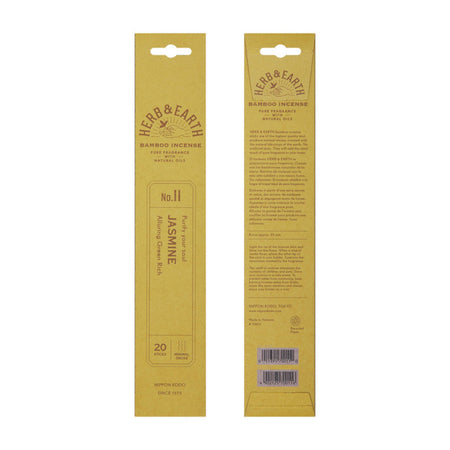 Herb & Earth Bamboo Incense Jasmine
