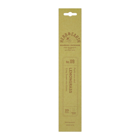 Herb & Earth Bamboo Incense Lemongrass