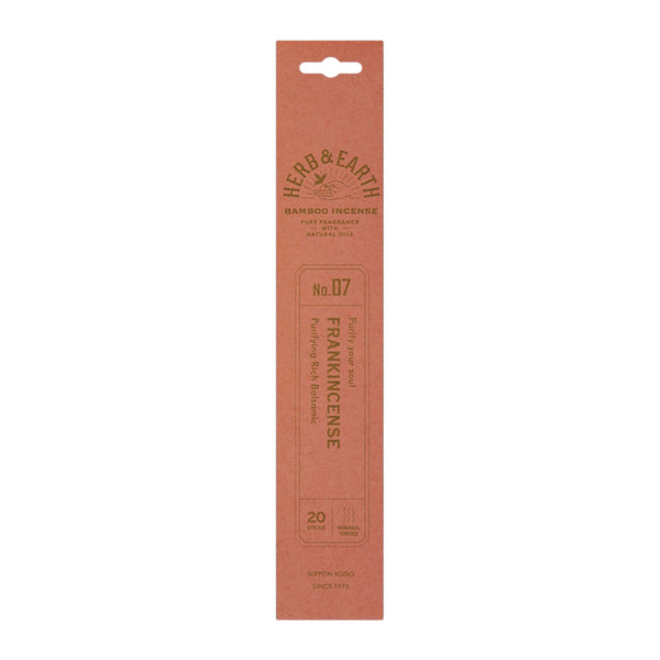 Herb & Earth Bamboo Incense Frankincense