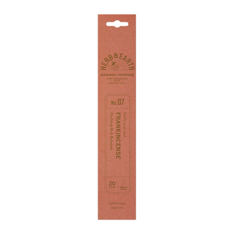 Herb & Earth Bamboo Incense Frankincense