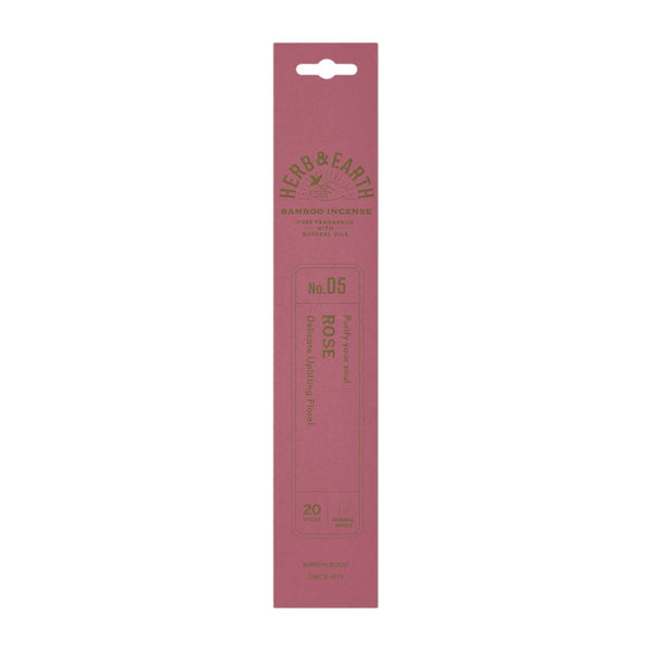 Herb & Earth Bamboo Incense Rose