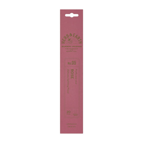 Herb & Earth Bamboo Incense Rose