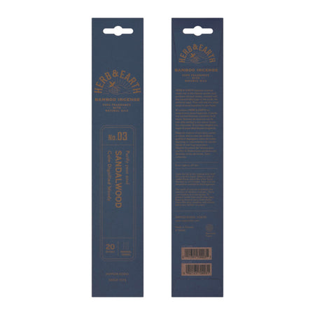 Herb & Earth Bamboo Incense Sandalwood