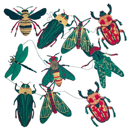 Garland Sewn Paper Insects