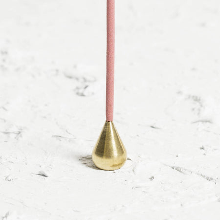 Incense Holder Brass Teardrop
