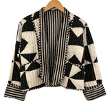 Jacket Reversable Cotton Black White