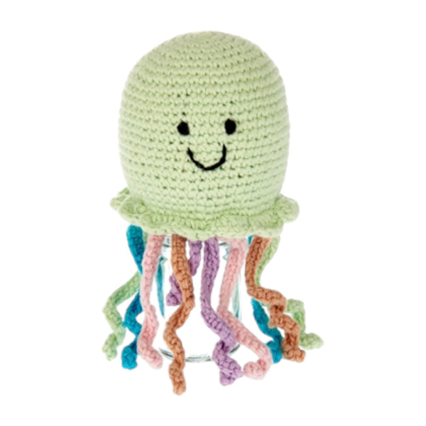 Jellyfish Rattle Organic Cotton