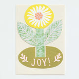 Card Stand Up Flower Joy