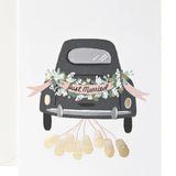Wedding Card Just Married Getaway