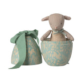 Easter Egg With Lamb Small Dusty Mint