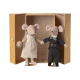Wedding Mice Couple In Box Mum And Dad