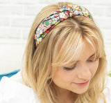 Headband Twist Liberty Strawberry Thief Spring C