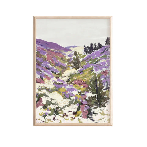 Print A4 Lavender Hills