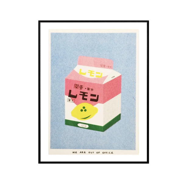 Print Risograph Box Of Lemon Milk