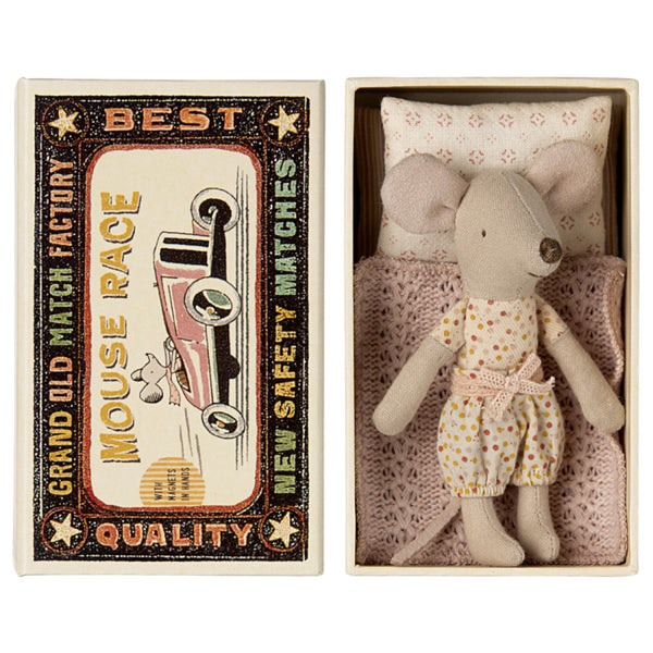 Little Sister Mouse In Matchbox