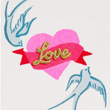 Card Love Birds And Heart