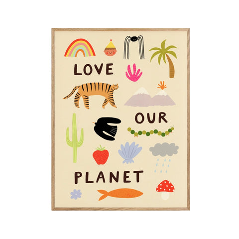 Print A3 Love Our Planet