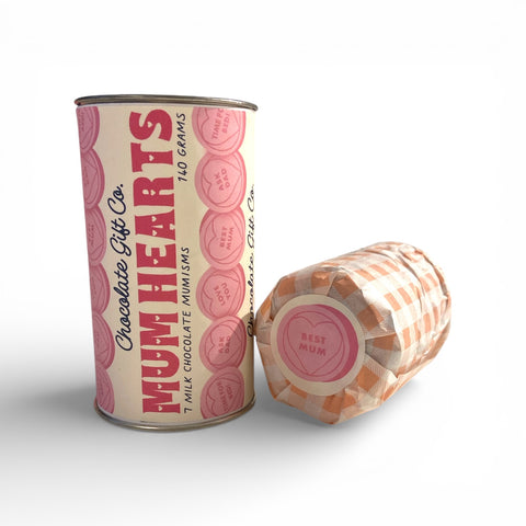 a tin of chocolate love hearts