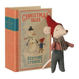 Baby In Book Christmas Mouse