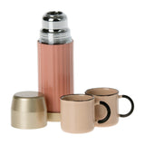 Thermos And Cups Soft Coral