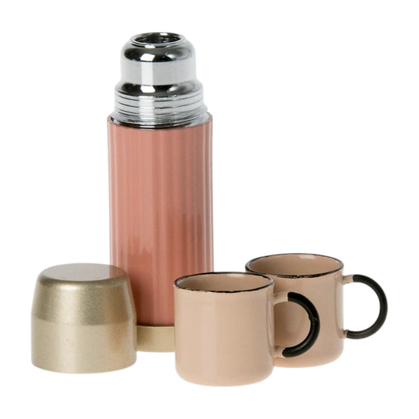 Thermos And Cups Soft Coral