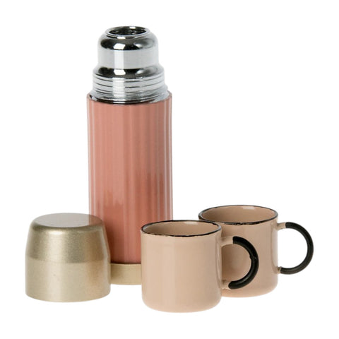 Thermos And Cups Soft Coral
