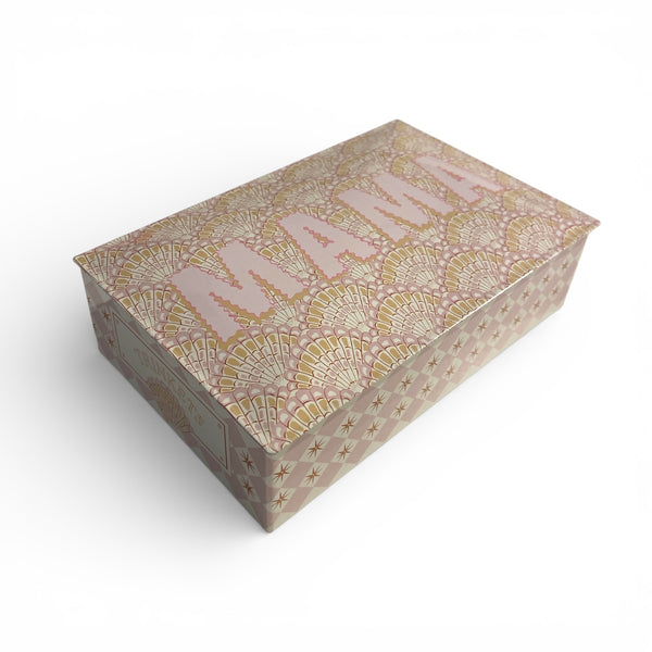 Tin box of chocolate with Mama on the lid