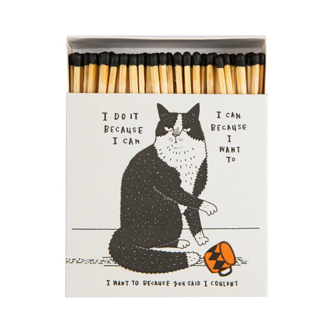 Boxed Matches I Do It Because I Can