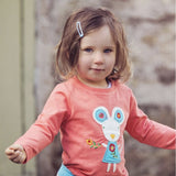 Top Long Sleeve Cotton Maura Mouse