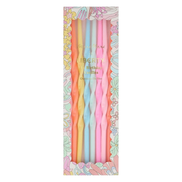 Party Candles Pastel Rainbow