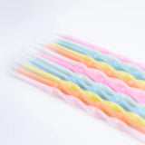 Party Candles Pastel Rainbow
