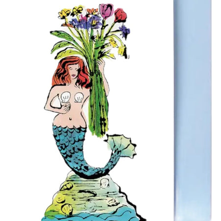 Card Mermaid Flower Posy