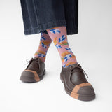 Bonne Maison Long Socks Chene Raisin