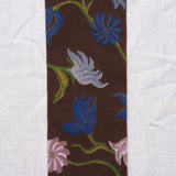 Bonne Maison Long Socks Fleurs Chataigne