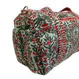 Duffle Bag Mint Floral