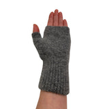 Wrist Warmers Lambswool Grey Marl