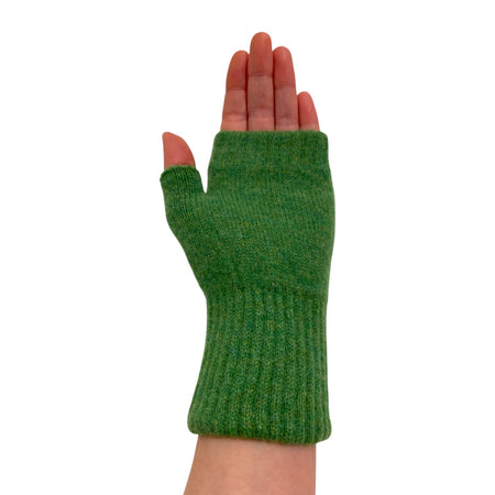Wrist Warmers Lambswool Meadow Green