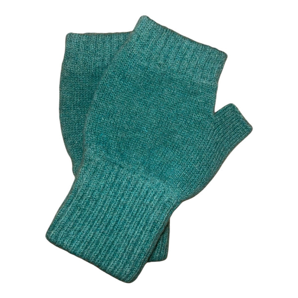 Wrist Warmers Lambswool Parakeet Blue